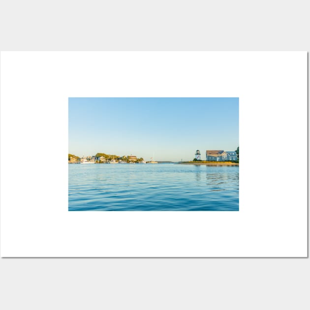 Brant Point lighthouse at entrance to harbor Hyannis, Cape Cod.  imagine this on a  card or gracing your room as wall art fine art canvas or framed print on your wall Wall Art by brians101